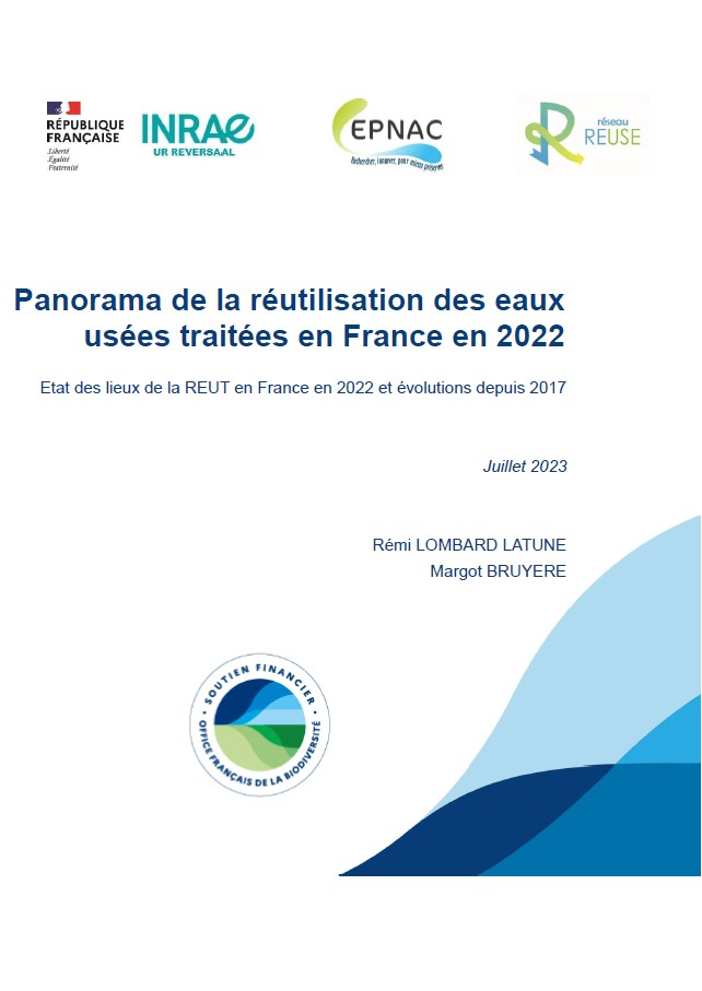 Publication du panorama de la réutilisation des eaux usées traitées en France en 2022