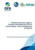 Traitement des eaux usées à l’échelle individuelle par FPV en milieu tropical : retour d’expérience en Guyane